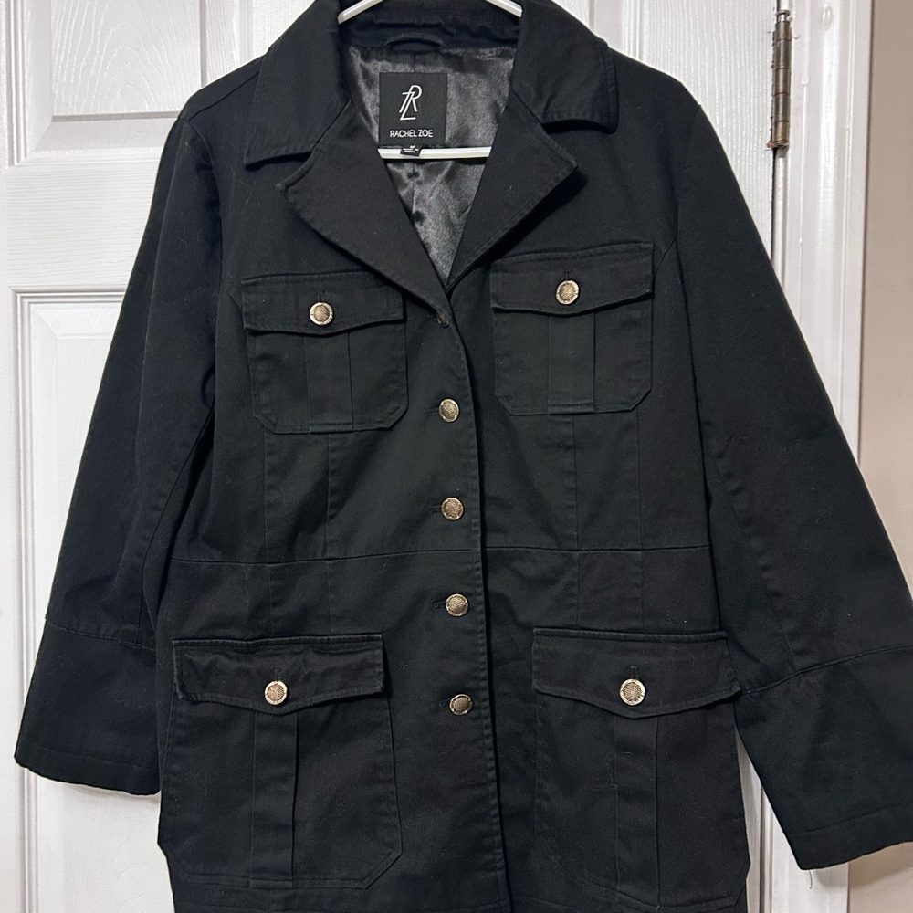 Rachel Zoe Utility Jacket in Black